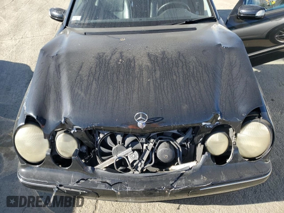 2001 Mercedes-Benz E-Class with VIN WDBJF70JX1B327997, listed as a Copart auction lot 87650175 with 268,045 mi miles and Salvage Title. Bid and sale history available at carsss.com. Image 11.