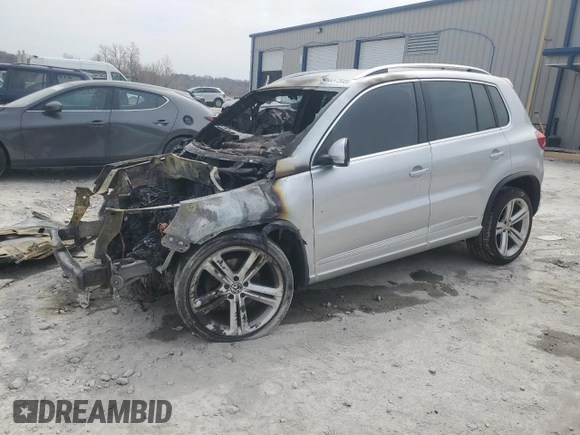 2016 Volkswagen Tiguan S with VIN WVGBV7AXXGW606617, listed as a Copart auction lot 48667505 with Not Provided miles and Salvage Title. Bid and sale history available at DreamBid. Image 1.