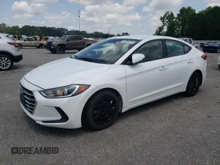 2017 Hyundai Elantra SE with VIN 5NPD74LFXHH193986, listed as a Copart auction lot 60300025 with 155,558 mi miles and Salvage title. Bid and sale history available at DreamBid. Image 1.