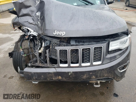 2015 Jeep Grand Cherokee Overland with VIN 1C4RJECT5FC629512, listed as a Copart auction lot 49156905 with 0 mi miles and Salvage Title. Bid and sale history available at carsss.com. Image 12.
