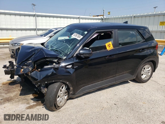 2022 Hyundai Venue SE with VIN KMHRB8A3XNU198171, listed as a Copart auction lot 62867884 with Not provided miles and Salvage title. Bid and sale history available at DreamBid. Image 1.