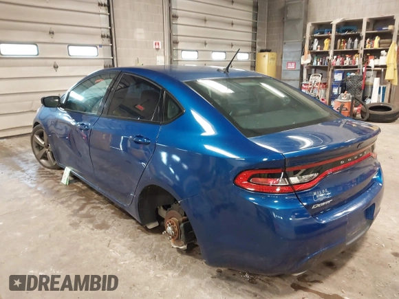 2014 Dodge Dart GT with VIN 1C3CDFEB1ED683314, listed as a IAAI auction lot 39988001 with 210,149 mi miles and . Bid and sale history available at DreamBid. Image 3.