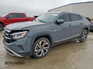 2021 Volkswagen Atlas SEL Premium with VIN 1V2TE2CA9MC215992, listed as a Copart auction lot 51914275 with 40,737 mi miles and Salvage title. Bid and sale history available at DreamBid. Image 1.