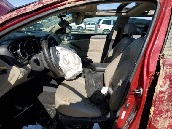 2012 Kia Optima EX with VIN 5XXGN4A71CG042148, listed as a Copart auction lot 45535675 with Not Provided miles and Salvage Title. Bid and sale history available at DreamBid. Image 7.