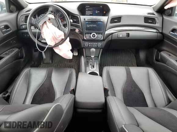 2020 Acura ILX Premium with VIN 19UDE2F87LA800757, listed as a Copart auction lot 57841185 with 37,171 mi miles and Salvage title. Bid and sale history available at DreamBid. Image 8.