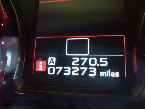 2015 Subaru WRX with VIN JF1VA1A65F9818409, listed as a IAAI auction lot 40895247 with 73,273 mi miles. Bid and sale history available at carsss.com. Image 15.