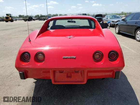 1976 Chevrolet Corvette with VIN 1Z37L6S405318, listed as a Copart auction lot 61433005 with 125,438 mi miles and Salvage title. Bid and sale history available at DreamBid. Image 6.