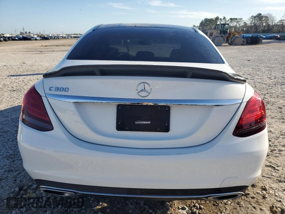 2021 Mercedes-Benz C 300 with VIN W1KWF8DB3MR607780, listed as a Copart auction lot 45589595 with 31,032 mi miles and Clean title. Bid and sale history available at DreamBid. Image 6.