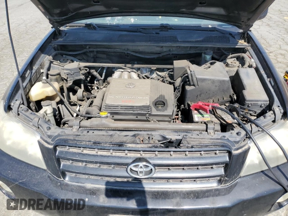 2001 Toyota Highlander with VIN JTEHF21AX10007944, listed as a Copart auction lot 60095505 with 296,404 mi miles and Clean title. Bid and sale history available at DreamBid. Image 12.