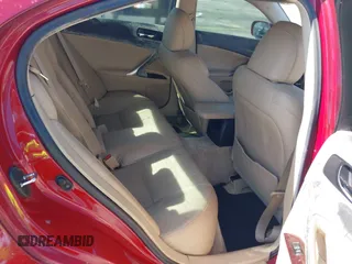 2007 Lexus IS 250 with VIN JTHBK262675042319, listed as a IAAI auction lot 42033877 with 237,283 mi miles and . Bid and sale history available at DreamBid. Image 8.
