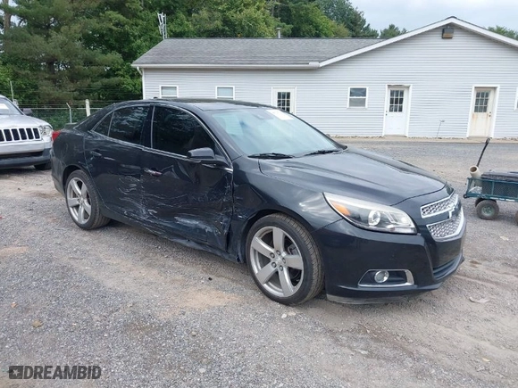 2013 Chevrolet Malibu LTZ with VIN 1G11J5SX1DF191366, listed as a IAAI auction lot 40121794 with 111,036 mi miles. Bid and sale history available at carsss.com. Image 1.