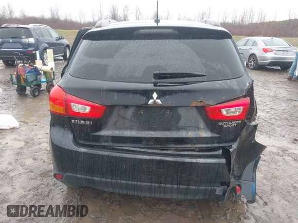 2014 Mitsubishi Outlander Sport SE with VIN 4A4AR4AU3EE012813, listed as a IAAI auction lot 41965067 with 146,236 mi miles. Bid and sale history available at carsss.com. Image 17.