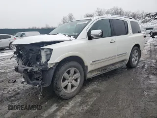2014 Nissan Armada SV z VIN 5N1AA0NC2EN605521, wystawiony jako Copart lot #44411125 z przebiegiem 158 213 mil mil oraz Szkody całkowita. Historia ofert i sprzedaży dostępna na DreamBid. Obrazek 1.
