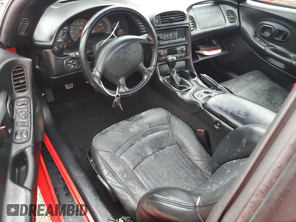 2002 Chevrolet Corvette with VIN 1G1YY32G725110548, listed as a Copart auction lot 74524004 with 0 mi miles and Salvage Title. Bid and sale history available at carsss.com. Image 8.