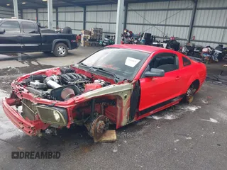 2006 Ford Mustang GT Deluxe z VIN 1ZVFT82HX65243603, wystawiony jako IAAI lot #42251021 z przebiegiem Nie podano mil oraz . Historia ofert i sprzedaży dostępna na DreamBid. Obrazek 2.