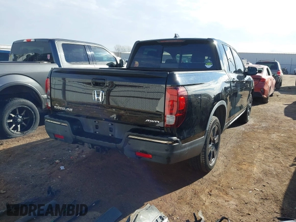 2017 Honda Ridgeline Black Edition z VIN 5FPYK3F87HB003476, wystawiony jako IAAI lot #41618324 z przebiegiem 103 232 mil mil oraz . Historia ofert i sprzedaży dostępna na DreamBid. Obrazek 4.