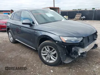2023 Audi Q5 S line Premium with VIN WA1GAAFY8P2034467, listed as a IAAI auction lot 42188731 with 35,864 mi miles and . Bid and sale history available at DreamBid. Image 1.