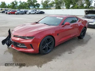 2016 Chevrolet Camaro 1LT with VIN 1G1FB1RX6G0181909, listed as a Copart auction lot 59225964 with 105,022 mi miles and Salvage Title. Bid and sale history available at carsss.com. Image 1.
