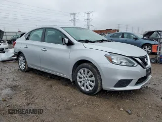 2017 Nissan Sentra S with VIN 3N1AB7AP8HY281410, listed as a Copart auction lot 47598765 with 125,075 mi miles and Salvage Title. Bid and sale history available at DreamBid. Image 4.