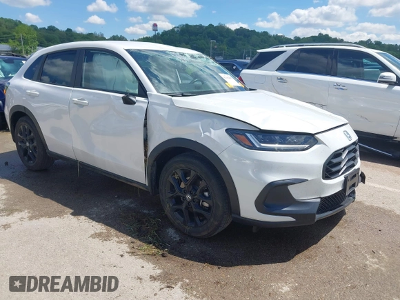 2024 Honda HR-V Sport with VIN 3CZRZ1H57RM761566, listed as a IAAI auction lot 42196492 with 12,113 mi miles and . Bid and sale history available at DreamBid. Image 1.