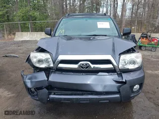 2007 Toyota 4Runner SR5 with VIN JTEBU14R278100538, listed as a IAAI auction lot 41943213 with 208,206 mi miles. Bid and sale history available at carsss.com. Image 12.