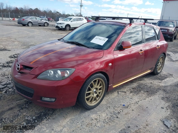 2008 Mazda Mazda3 s Grand Touring with VIN JM1BK344581106824, listed as a IAAI auction lot 41744215 with 229,653 mi miles. Bid and sale history available at carsss.com. Image 2.
