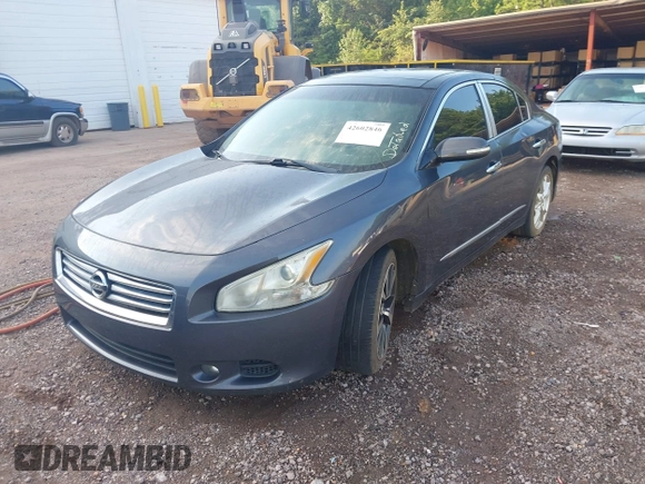 2012 Nissan Maxima SV with VIN 1N4AA5AP4CC853830, listed as a IAAI auction lot 42602846 with 177,558 mi miles and . Bid and sale history available at DreamBid. Image 2.