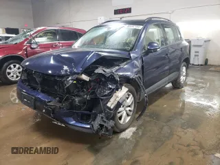 2016 Volkswagen Tiguan R-Line with VIN WVGBV7AX8GW574119, listed as a Copart auction lot 86692594 with 80,302 mi miles and Salvage Title. Bid and sale history available at DreamBid. Image 1.