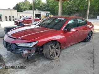 2021 Acura TLX w/A-Spec Package with VIN 19UUB5F55MA003635, listed as a Copart auction lot 59216525 with Not provided miles and Clean title. Bid and sale history available at DreamBid. Image 1.