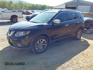 2015 Nissan Rogue SL with VIN 5N1AT2MV0FC879838, listed as a IAAI auction lot 42144778 with 200,965 mi miles. Bid and sale history available at carsss.com. Image 2.