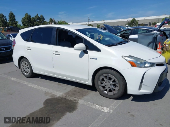 2016 Toyota Prius v Two with VIN JTDZN3EU5GJ051939, listed as a IAAI auction lot 42162040 with 275,213 mi miles. Bid and sale history available at carsss.com. Image 1.