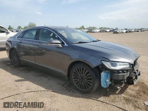 2017 Lincoln MKZ Reserve with VIN 3LN6L5F92HR658835, listed as a Copart auction lot 56491035 with 117,346 mi miles and Salvage title. Bid and sale history available at DreamBid. Image 4.