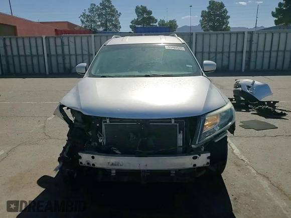 2015 Nissan Pathfinder Platinum with VIN 5N1AR2MMXFC678664, listed as a Copart auction lot 55984535 with 121,831 mi miles and Salvage title. Bid and sale history available at DreamBid. Image 14.