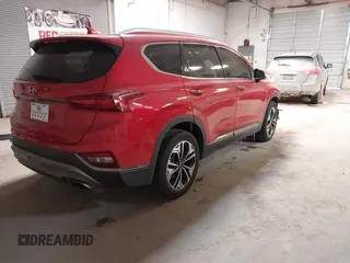 2020 Hyundai Santa Fe Limited with VIN 5NMS53AA8LH200485, listed as a IAAI auction lot 41593387 with 113,200 mi miles and . Bid and sale history available at DreamBid. Image 4.