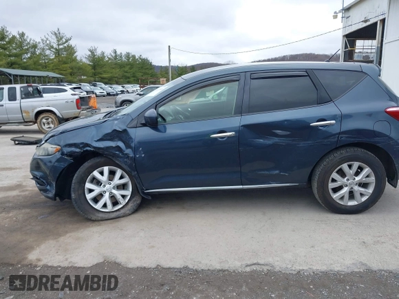 2013 Nissan Murano SV with VIN JN8AZ1MW2DW318272, listed as a IAAI auction lot 41813800 with 90,744 mi miles. Bid and sale history available at carsss.com. Image 14.