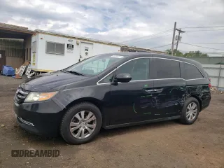 2016 Honda Odyssey EX-L z VIN 5FNRL5H69GB073660, wystawiony jako Copart lot #58896385 z przebiegiem 190 592 mil mil oraz Szkoda całkowita • Salvage title. Historia ofert i sprzedaży dostępna na DreamBid. Obrazek 1.
