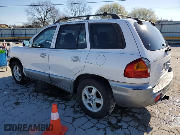2002 Hyundai Santa Fe GLS with VIN KM8SC13DX2U329705, listed as a Copart auction lot 48986355 with 118,502 mi miles and Salvage Title. Bid and sale history available at carsss.com. Image 2.