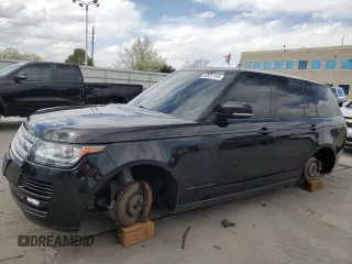 2014 Land Rover Range Rover Supercharged with VIN SALGS2TF8EA195067, listed as a Copart auction lot 53537105 with 131,368 mi miles and Salvage Title. Bid and sale history available at DreamBid. Image 1.