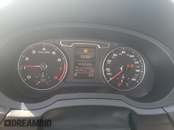 2015 Audi Q3 Premium Plus with VIN WA1BFCFS6FR000861, listed as a Copart auction lot 55849265 with 84,270 mi miles and Clean title. Bid and sale history available at DreamBid. Image 9.
