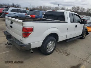 2010 Ford F-150 XL with VIN 1FTFX1CV6AKA84169, listed as a Copart auction lot 81760144 with 281,005 mi miles and Salvage Title. Bid and sale history available at carsss.com. Image 3.