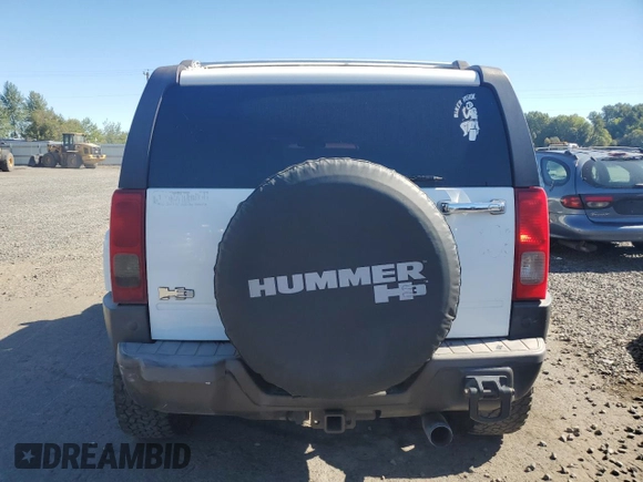 2006 Hummer H3 with VIN 5GTDN136468291730, listed as a Copart auction lot 73011164 with 221,237 mi miles and Salvage Title. Bid and sale history available at DreamBid. Image 6.