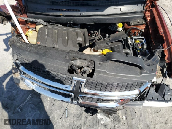2014 Dodge Journey SE with VIN 3C4PDCAB1ET203414, listed as a Copart auction lot 46216735 with 203,930 mi miles and Salvage Title. Bid and sale history available at carsss.com. Image 12.