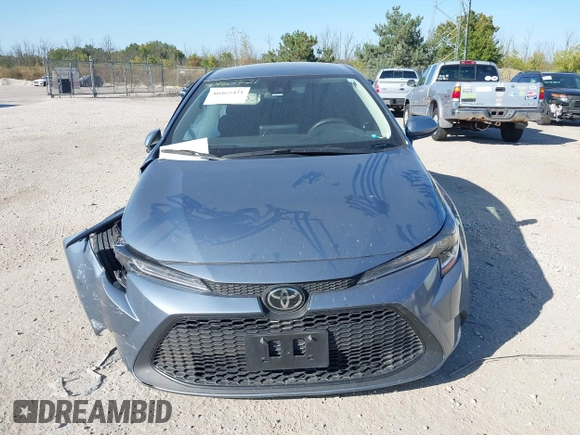 2022 Toyota Corolla LE with VIN JTDEPMAE1NJ200552, listed as a IAAI auction lot 40465421 with 62,929 mi miles. Bid and sale history available at carsss.com. Image 12.