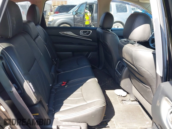 2020 Infiniti QX60 LUXE with VIN 5N1DL0MM9LC502865, listed as a IAAI auction lot 42000744 with 100,359 mi miles. Bid and sale history available at carsss.com. Image 8.