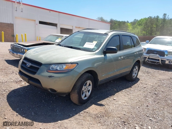 2009 Hyundai Santa Fe GLS with VIN 5NMSG13D19H331269, listed as a IAAI auction lot 42005021 with 120,215 mi miles. Bid and sale history available at carsss.com. Image 2.