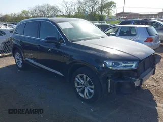 2017 Audi Q7 Premium with VIN WA1AAAF72HD034032, listed as a IAAI auction lot 41990684 with 89,511 mi miles and . Bid and sale history available at DreamBid. Image 1.