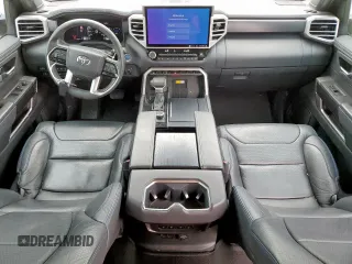 2023 Toyota Tundra Platinum Hybrid с VIN 5TFNC5EC2PX002928, выставлен на аукционе Copart как лот 57489745 с пробегом 34 203 миль миль и Чистый • Clean title. История ставок и продаж доступна на DreamBid. Изображение 8.