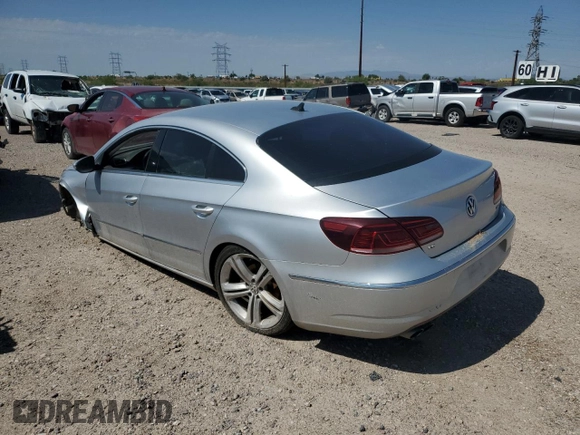 2013 Volkswagen CC R-Line with VIN WVWBP7AN4DE536806, listed as a Copart auction lot 62652884 with 160,837 mi miles and Salvage Title. Bid and sale history available at carsss.com. Image 2.