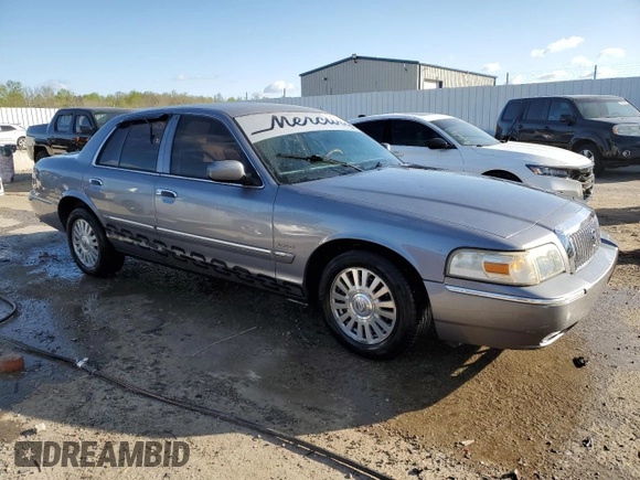 2006 Mercury Grand Marquis LS Premium with VIN 2MEHM75V66X628593, listed as a Copart auction lot 52892815 with 105,881 mi miles and Non Repairable. Bid and sale history available at DreamBid. Image 4.