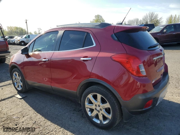 2014 Buick Encore Leather with VIN KL4CJCSB2EB560327, listed as a Copart auction lot 53382065 with 101,964 mi miles and Salvage Title. Bid and sale history available at carsss.com. Image 2.